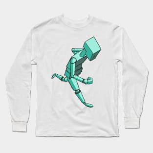 Robot Run Long Sleeve T-Shirt